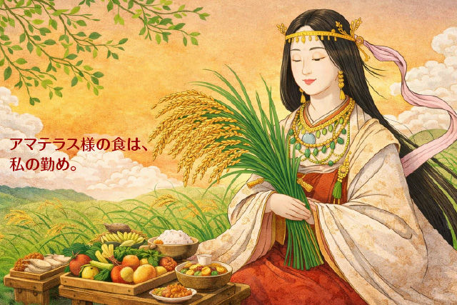 アマテラス様の食は、私の勤め。