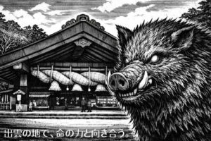 出雲の地で結ぶ縁の滋味｜オオクニヌシの神事と、猪が宿す生命力と黒い蕎麦の秘密